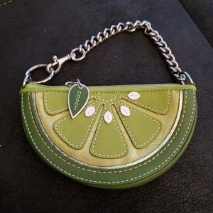 Coach Lime Wedge Coin Purse